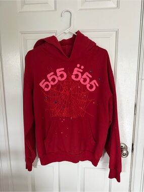 Sp5der Number 555 Graphic Hoodie